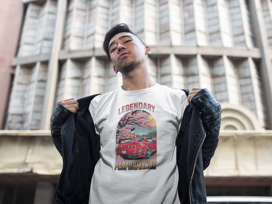 Legendary Performance Tee — Retro Sports Car Graphic T-Shirt - TobiBrand