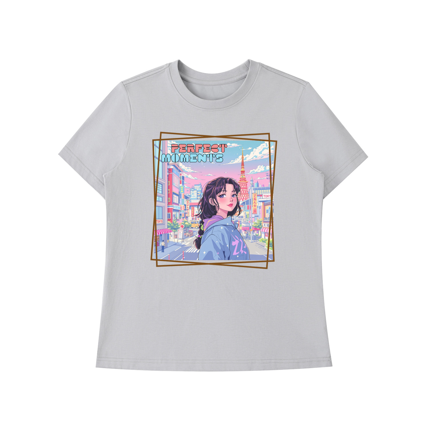 Gift For Her,Anime,Happy ,perfect moments,TobiBrand,girl/women Shirt,tokyo,japan