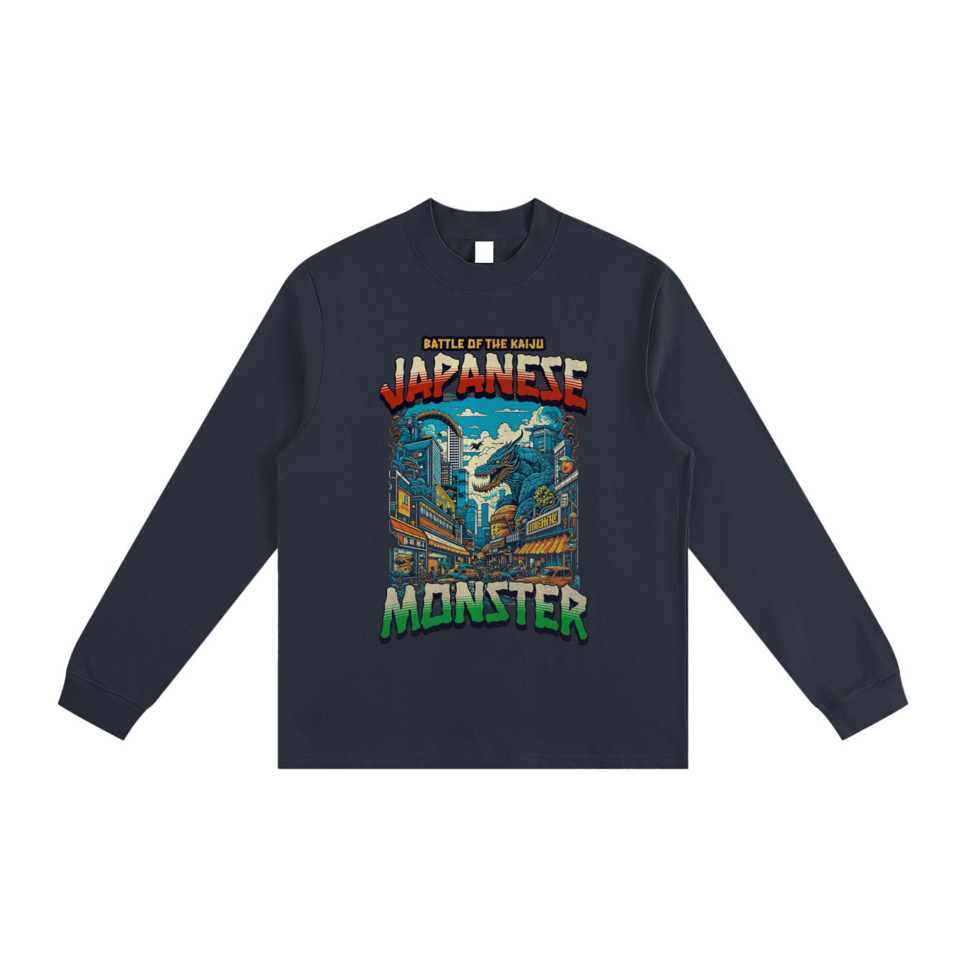 kaiju,monster,japanese culture,japan,tobi,tobi brand,sweatshirt