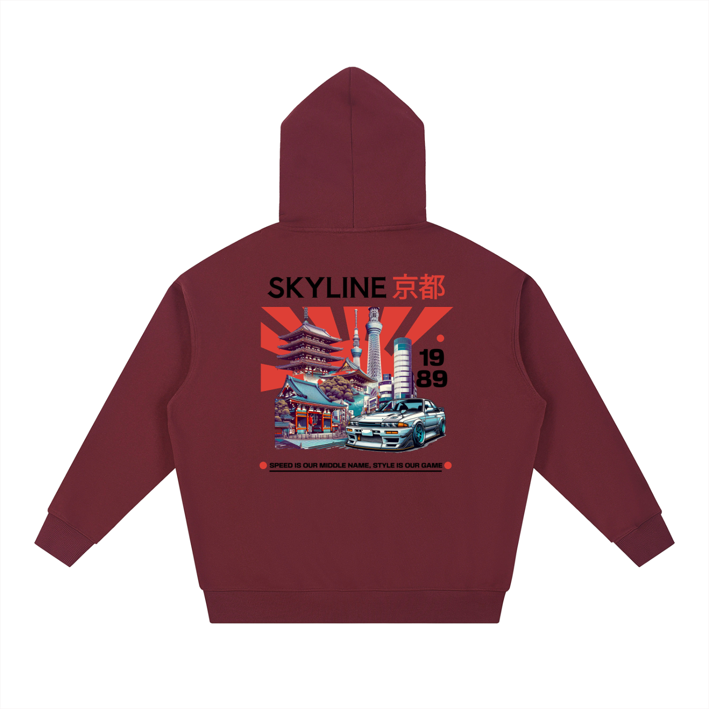 TobiBrand,Japanese,JDM,Skyline R32,Hoodie,Car Culture,Gift for him,Gift for her,GTR