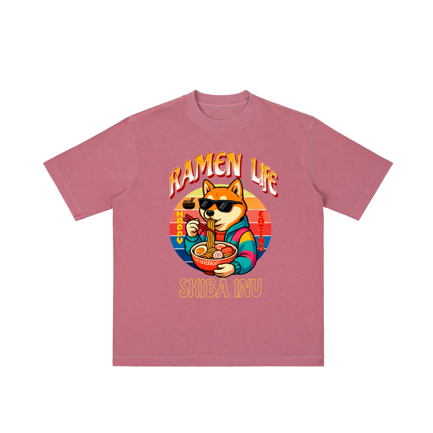 Japan,Ramen Lover,Shiba Inu,Japanese Culture,Tobi,T-Shirt,Funny Graphic Design,Cool T-Shirt