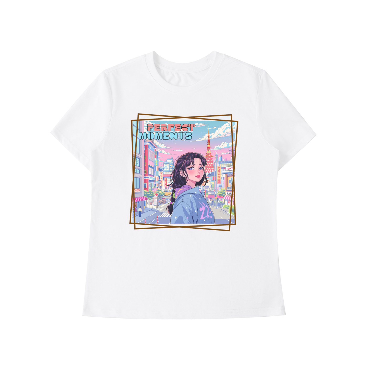 Gift For Her,Anime,Happy ,perfect moments,TobiBrand,girl/women Shirt,tokyo,japan