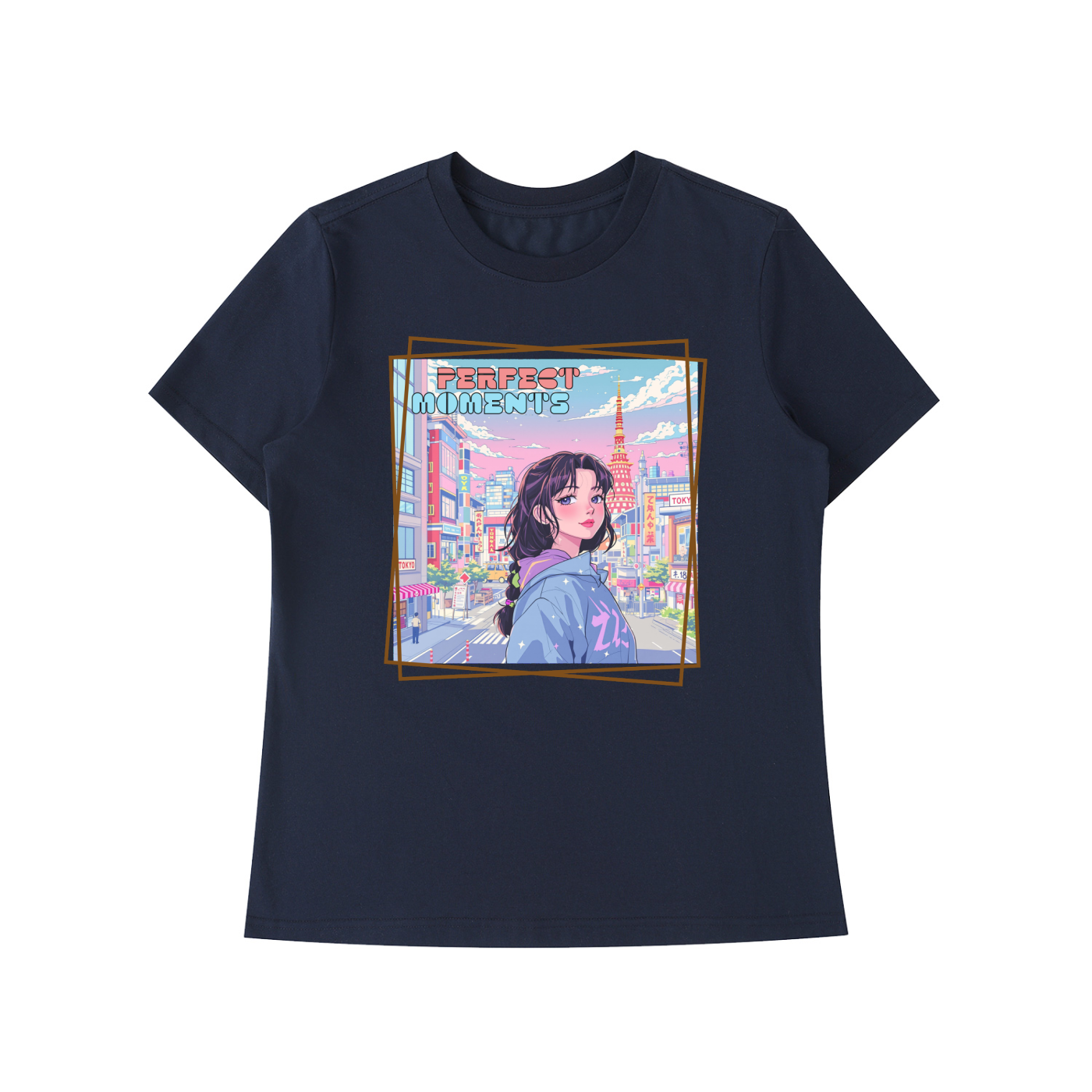 Gift For Her,Anime,Happy ,perfect moments,TobiBrand,girl/women Shirt,tokyo,japan