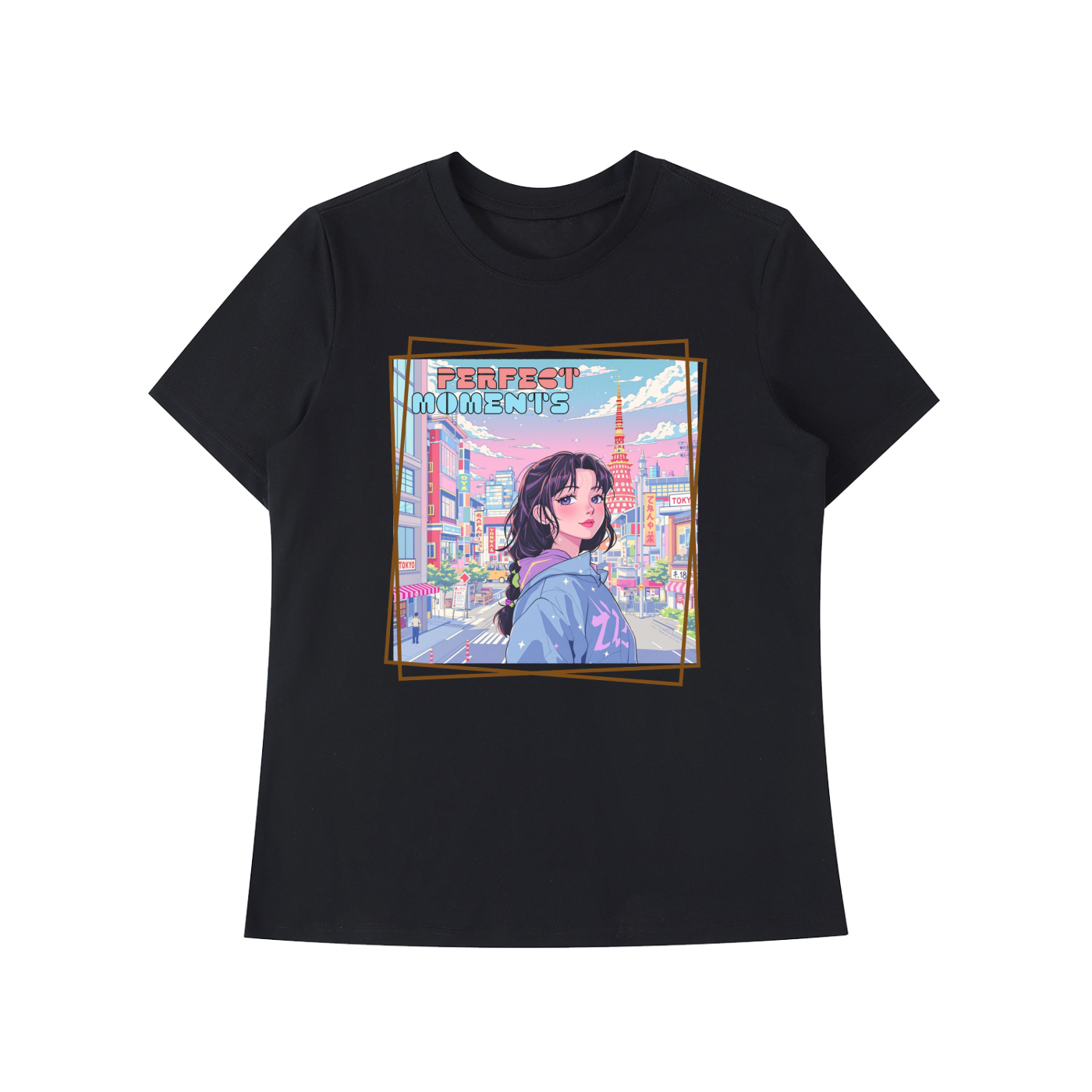 Gift For Her,Anime,Happy ,perfect moments,TobiBrand,girl/women Shirt,tokyo,japan