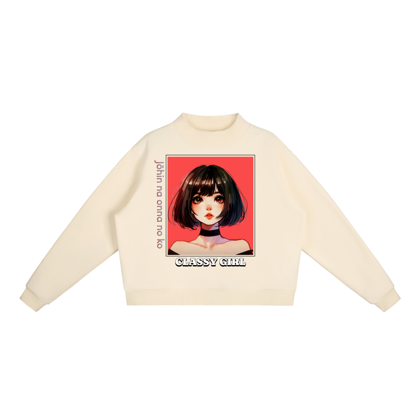 TobiBrand,Sweater,Sweatshirt,Anime,Classy Girl,jōhin na josei,Japan lover,Japanese,gift for her