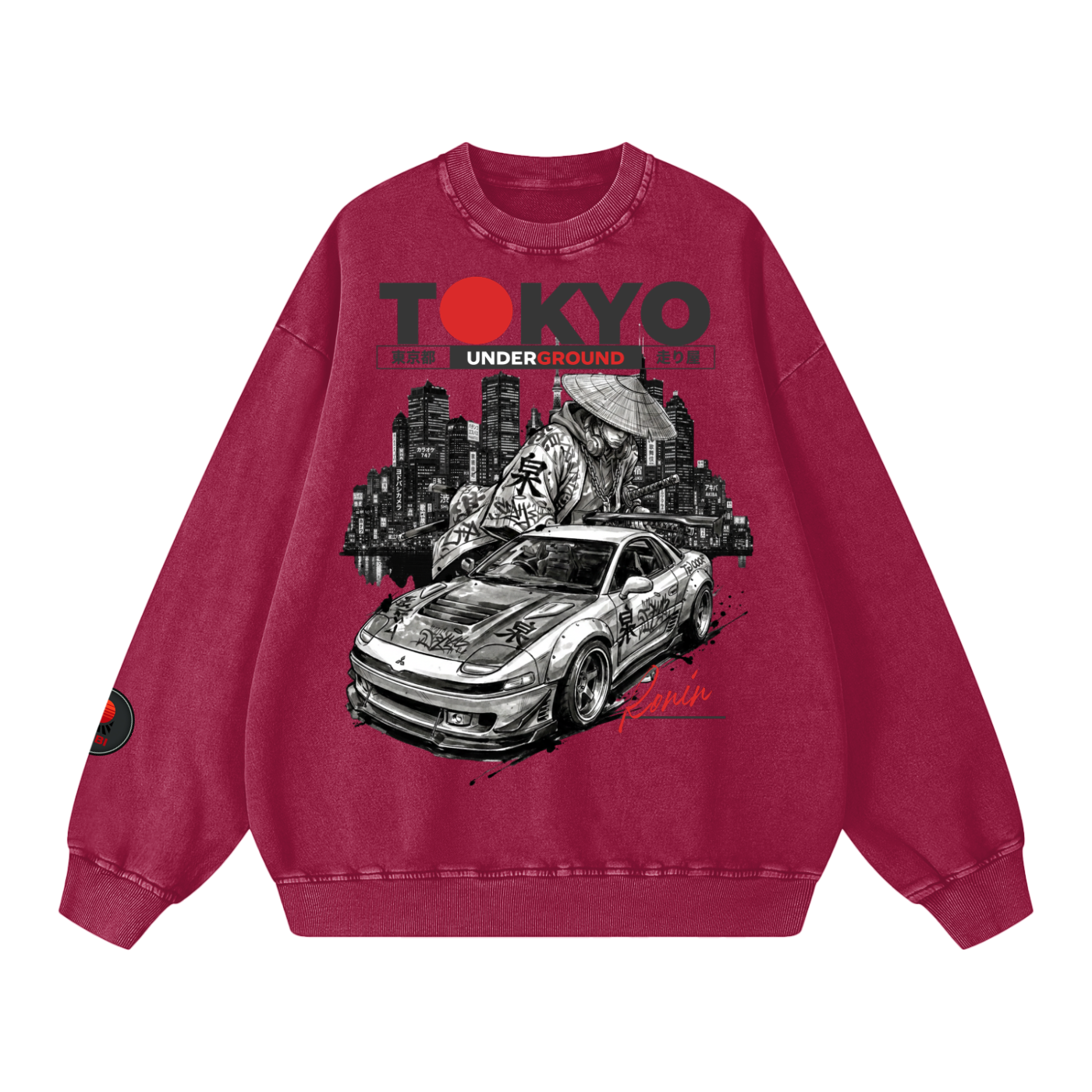 tokyo,jdm,anime,ronin,3000gt,cars,tobibrand,streetwear,gift,graphicsweatshirt,animefashion,japanese