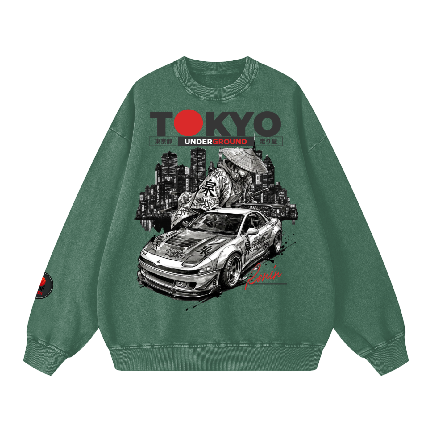 tokyo,jdm,anime,ronin,3000gt,cars,tobibrand,streetwear,gift,graphicsweatshirt,animefashion,japanese