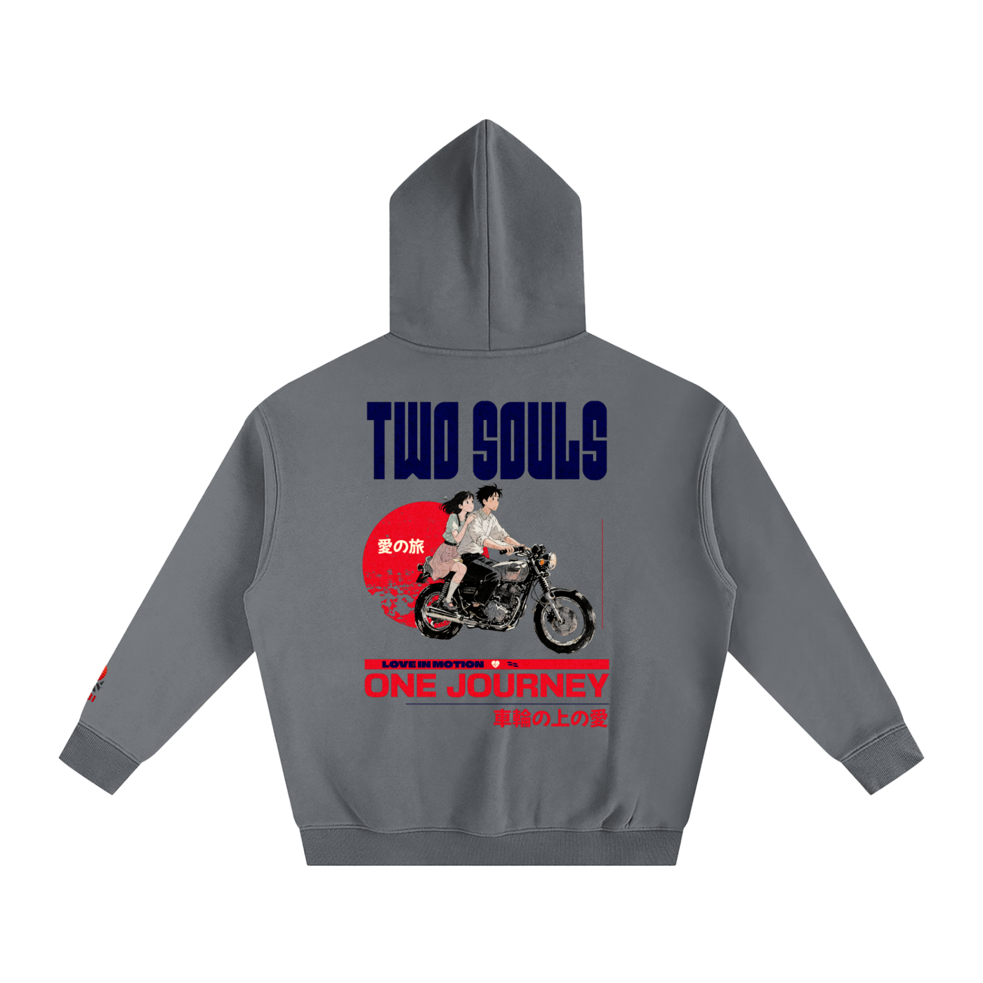 TobiBrand,Japanese,Anime,Motorcyle,couple hoodie,Two Souls,Gift for her,Gift for him