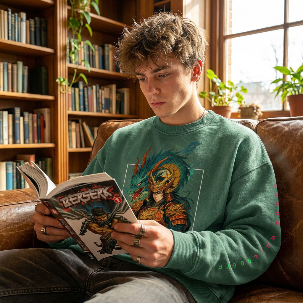 Dragon Clan - Oversized Sweatshirt - TobiBrand