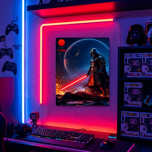 Samurai Sith Metal Art Sign — Wall Decor - TobiBrand
