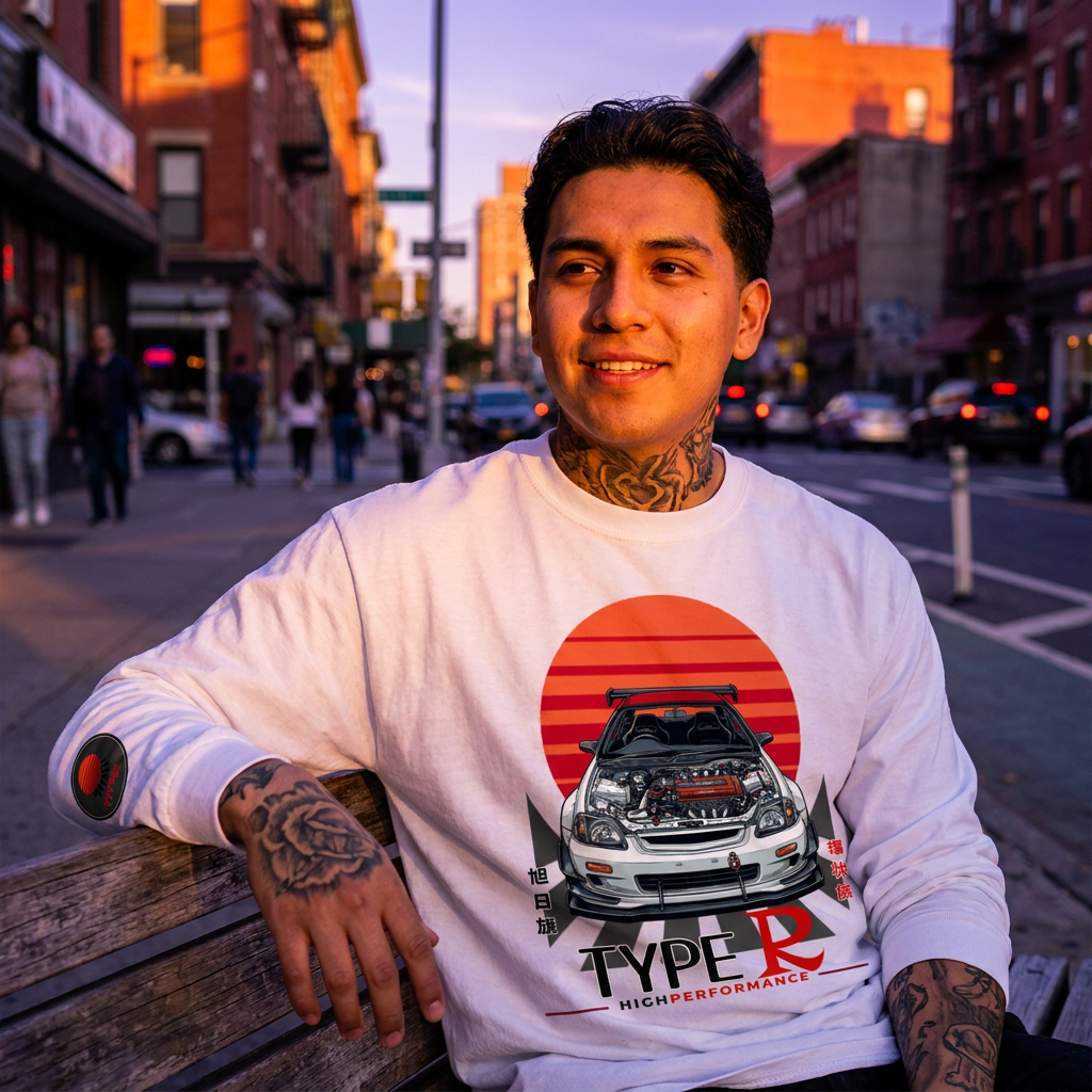 Type R - Oversized Long Sleeve T-Shirt